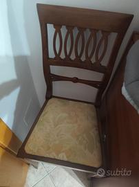 sedie Arte povera legno masello