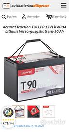 batteria litio 90 ah 