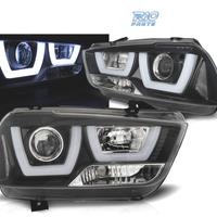 FARI PER DODGE CHARGER 11-15 A LED NERI