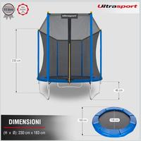 Trampolino diametro 183cm