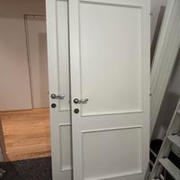 5 Porte interne in legno massello (appena laccate)