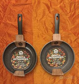 Padella antiaderente X2 acciaio gas induzione 24cm