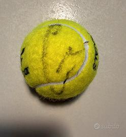Pallina ATP finals autografata da Carlos Alcaraz