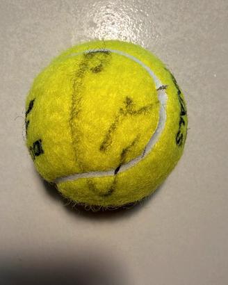 Pallina ATP finals autografata da Carlos Alcaraz
