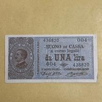 BUONA DI CASSA DA UNA LIRA 1914, REGNO D'ITALIA