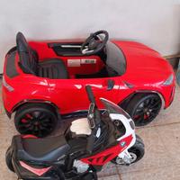 Macchina e moto bambino