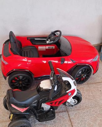 Macchina e moto bambino