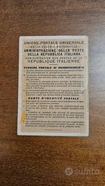 POSTE Vecchia Tessera Riconoscimento REP. ITA