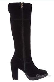 Stivali donna velluto nero NUOVI XTI 38