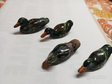 4 paperelle in terracotta 