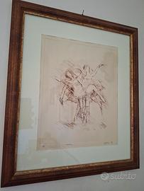 Ottavio Sgubin – Incisione originale "Danza" (1978