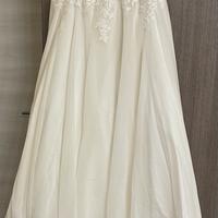 Vestito di  sposa di pizzo taglia 50
