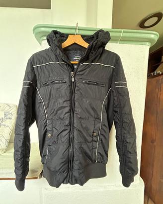 Giubbotto nero imbottito con cappuccio DeKuba