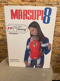 Marsupio ergonomico fronte mamma e fronte strada