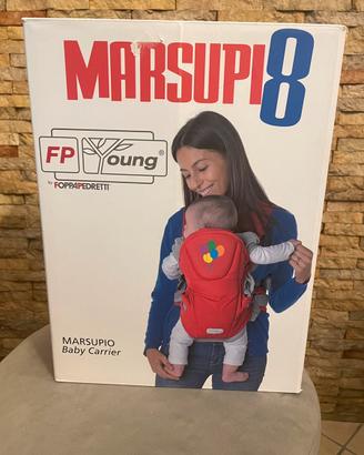 Marsupio ergonomico fronte mamma e fronte strada
