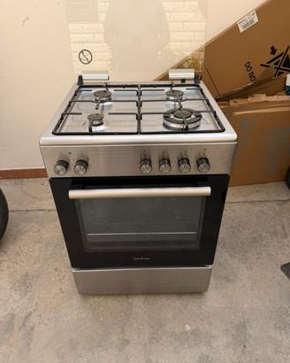 Cucina a gas con forno elettrixo ventilato