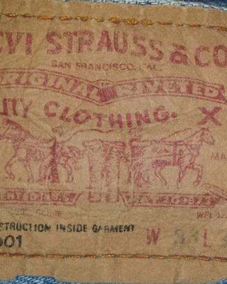 Jeans Levi Strauss 901 originali W33 L32 con botto
