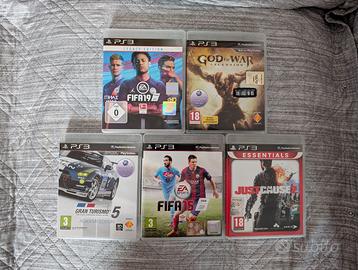 Lotto 5 giochi per PS3