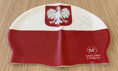 Cuffia nuoto nuova 100% silicone Polonia