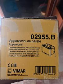 Cronotermostato vimar touch