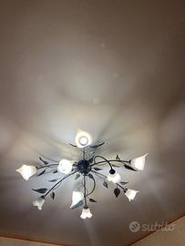 Lampadari in ferro battuto