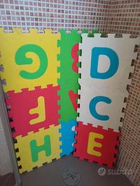 Tappeto eva puzzle lettere alfabeto