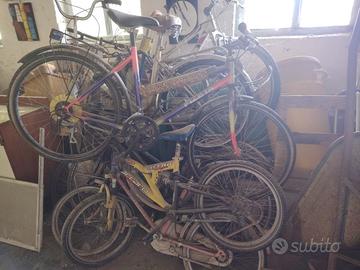 Stock di 9 biciclette