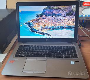 Notebbok 15 pollici HP 16 gbRam 256 SSD.