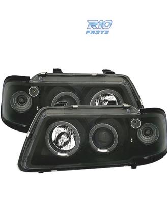 FARI AUDI A3 8L 96-00 ANGEL EYES FONDO NERO H1