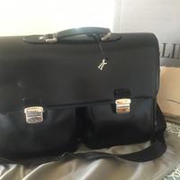 Borsa  24 ore in pelle  marca Pollini