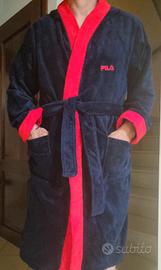 Accappatoio Fila blu e rosso nuovo