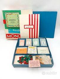 Monopoli anni 60 interno blu, completo. 