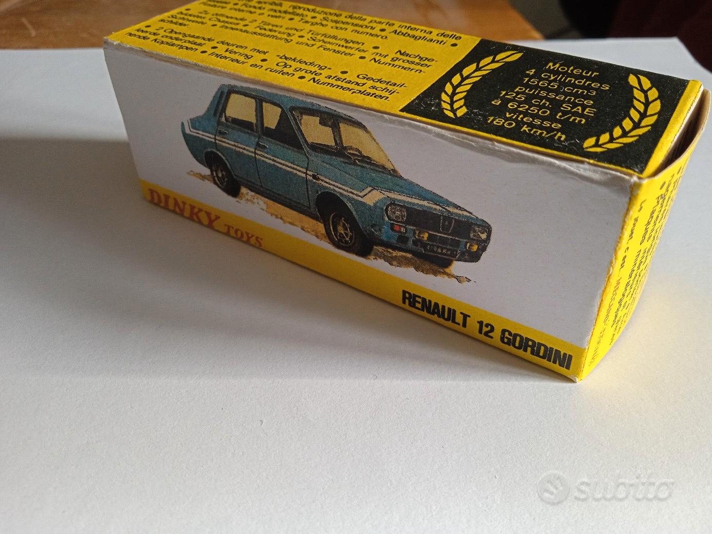 Dinky Toys Atlas Renault 12 Gordini 1/43 - Bleue - REF 1424 G En Boîte