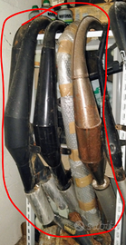 Marmitte espansione NOS per moto 125 anni '80/'90