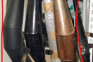 Marmitte espansione NOS per moto 125 anni '80/'90