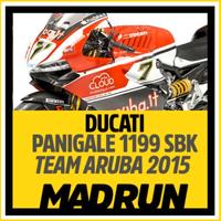 Kit Adesivi Ducati 1199 r SBK Team Aruba 2015