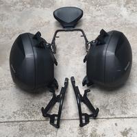 kit borse + schienale SHAD per Ducati Diavel 