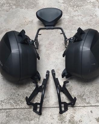kit borse + schienale SHAD per Ducati Diavel 