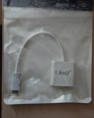 Adattatore Mini Hdmi-Vga Linq