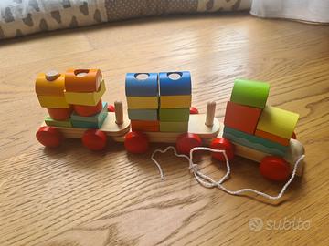 Trenino in legno Città del Sole