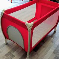 Letto da campeggio inglesina rosso e bianco