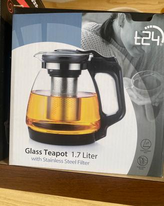 Teiera in vetro da 1,7 litri