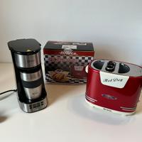 Macchina caffè americano e macchina per hot dog