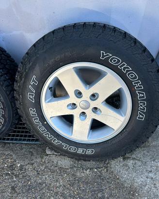 Cerchi in lega Jeep Weangler JK
