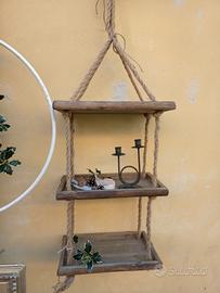 porta piante in legno 