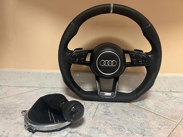 Volante Sportivo in carbonio S Line + pomello