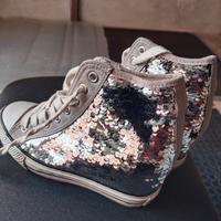 Scarpe converse (paillettes)n. 35