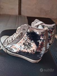 Scarpe converse (paillettes)n. 35