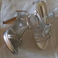 Sandali color argento