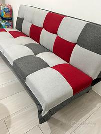 Divano letto 2 posti richiudibile